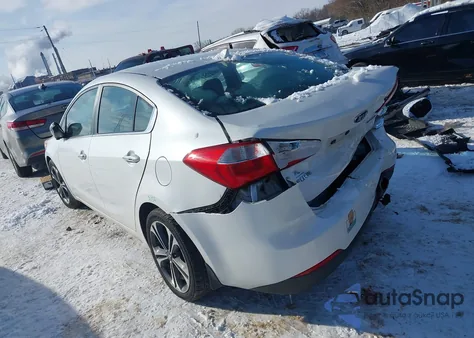 2014 Kia Forte Ex from USA, damaged, VIN KNAFX4A86E5086441
